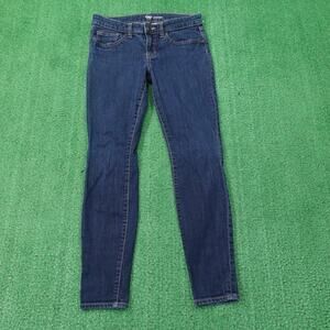 Gap Legging Jeans Womens 2/26S Blue Stretch Denim Skinny Pants‎ Dark Wash
